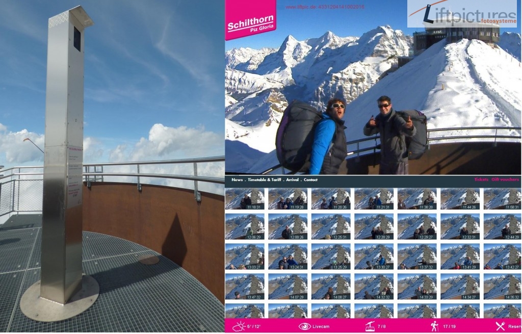 PhotoPoint auf dem Schilthorn by Liftpictures